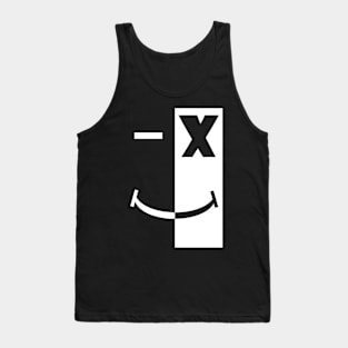 Unique Smiley face Vintage Graphic Retro Japanese Tank Top